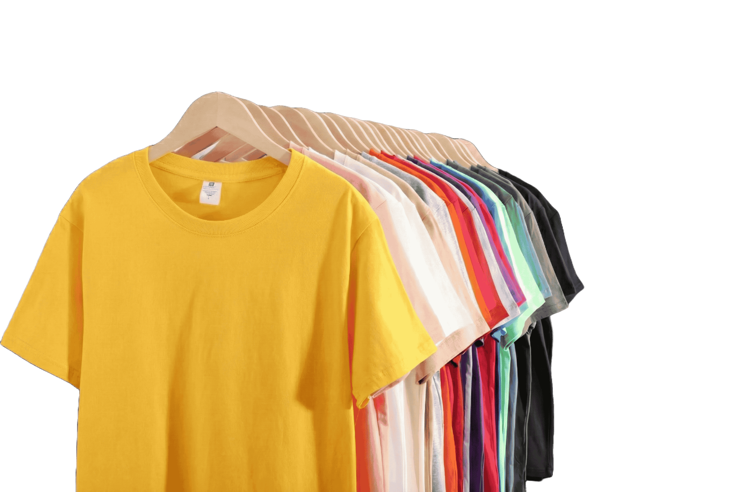 Yellow T-Shirt on Rack