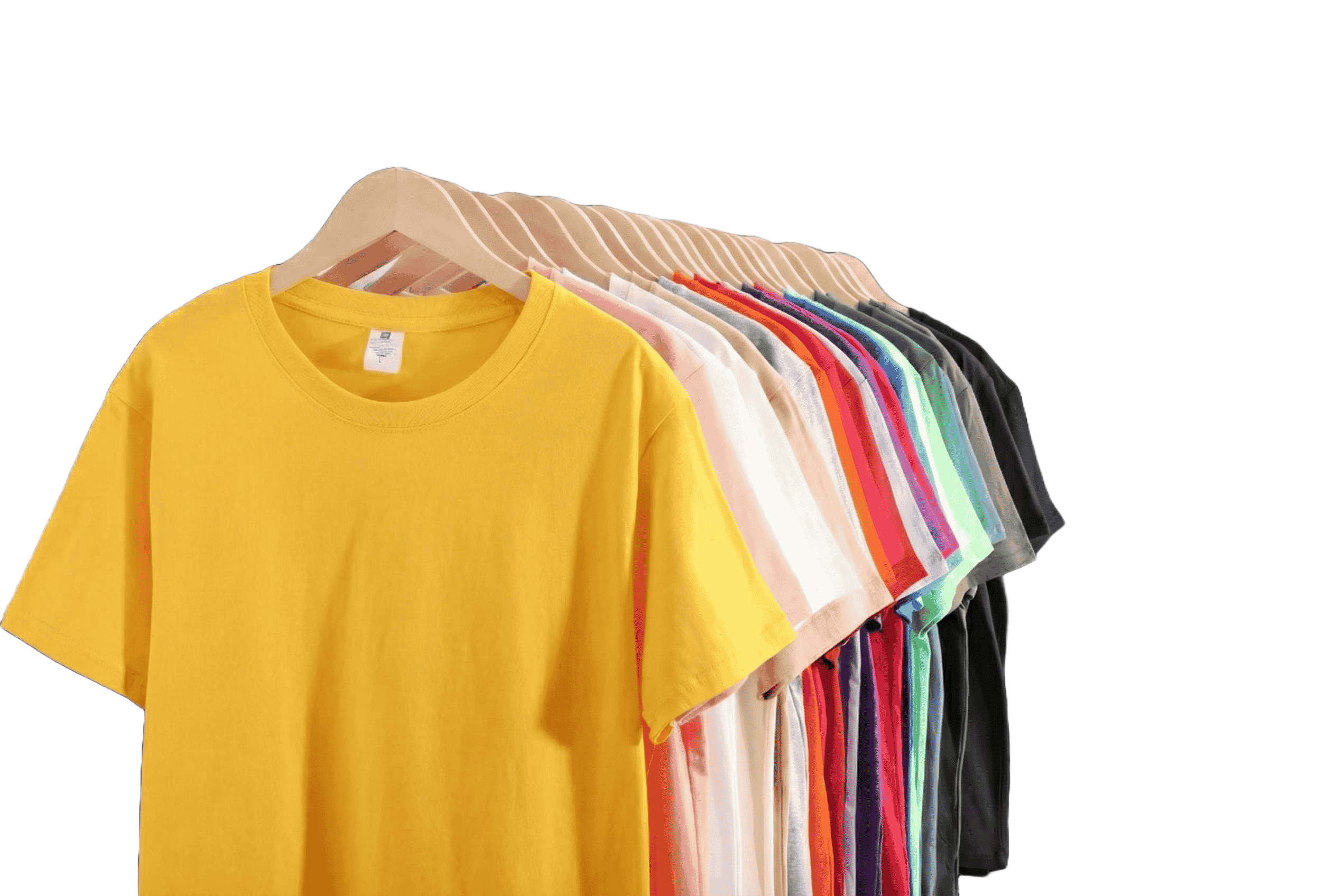 Yellow T-Shirt on Rack